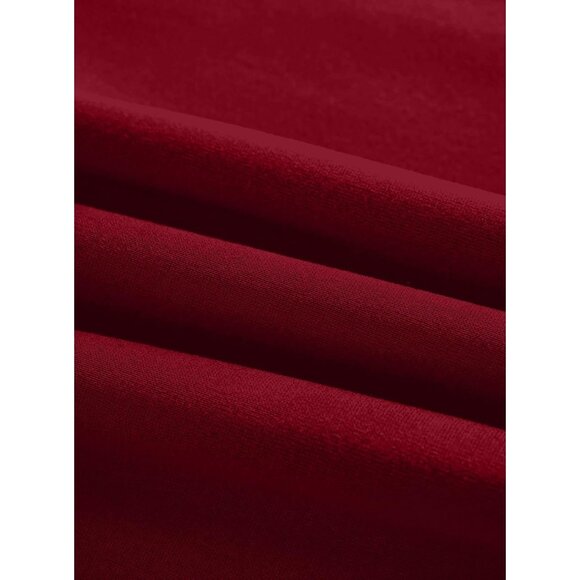 ⚡Women Burgundy Chicago Imported Graphic Crewneck Long Sleeve Sweatshirt - Picture 4 of 5